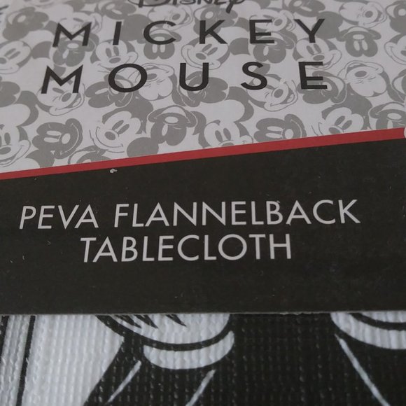 SOLD SOLD SOLD Disney Mickey Minnie Mouse FLANNEL BACK Tablecloth - Picture 4 of 16